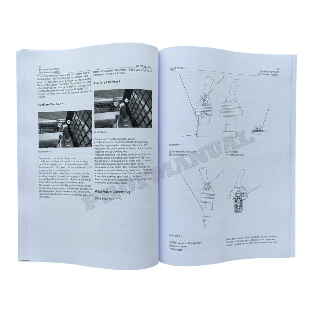 Manual de servicio del motor Caterpillar 3034 para minicargadoras 236, 246, 248, 252 y 262 *Enviar número de serie