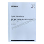 Manual de servicio completo del minicargador Caterpillar 246 *Enviar número de serie