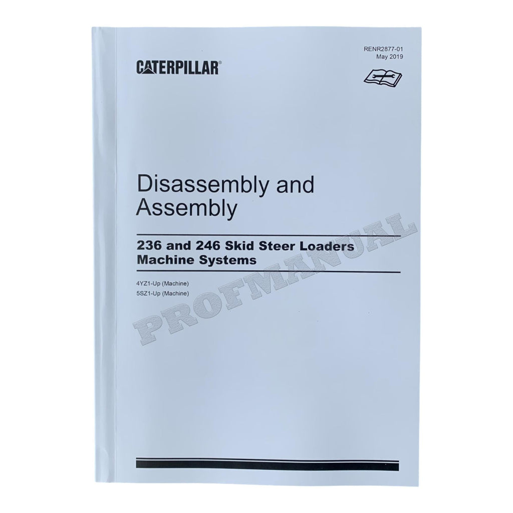 Manual de servicio completo del minicargador Caterpillar 246 *Enviar número de serie