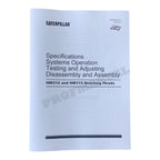 Manual de servicio completo del cabezal triturador Caterpillar HM315B *Enviar número de serie