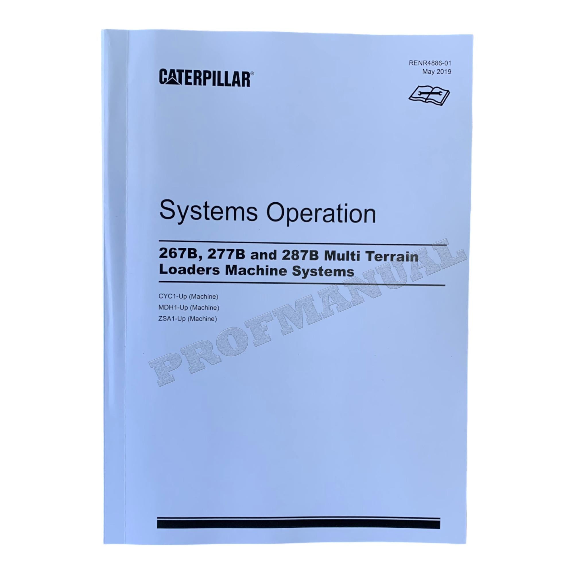 Manual de servicio completo del cargador Caterpillar 267B 277B 287B MDH1-UP *Enviar número de serie