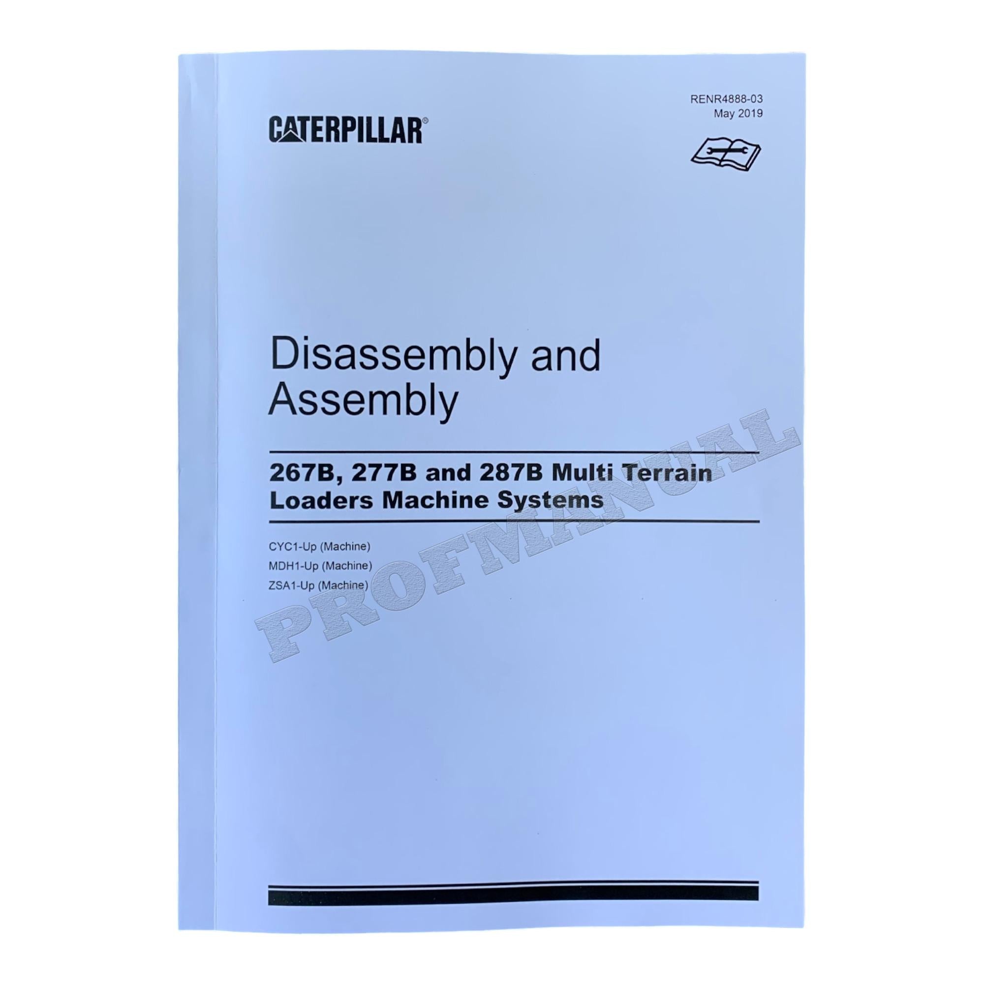 Manual de servicio completo del cargador Caterpillar 267B 277B 287B MDH1-UP *Enviar número de serie