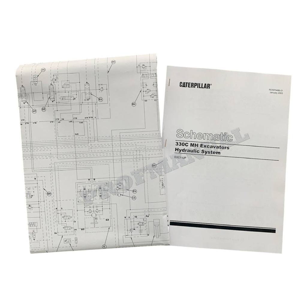 Caterpillar 330C MATERIAL HANDLER Full Service Manual *Send serial number