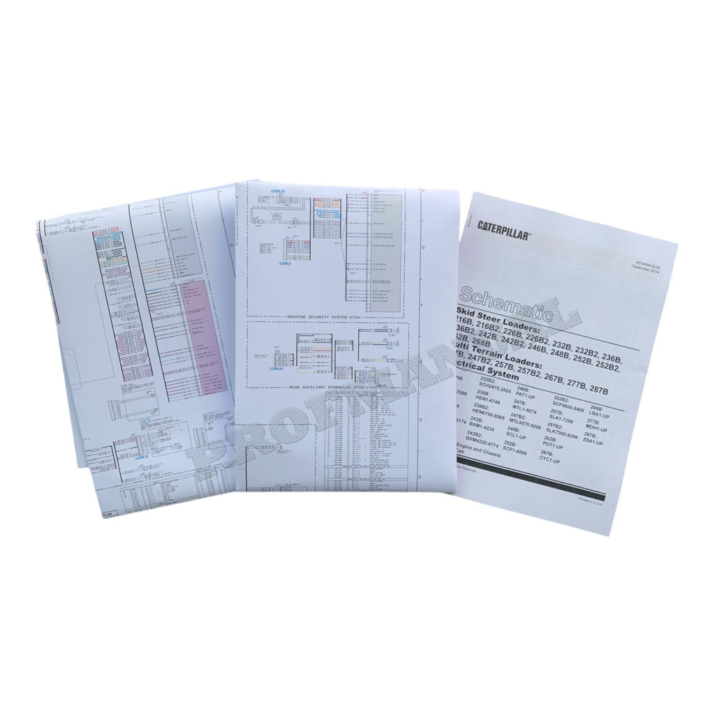 Manual de servicio completo del cargador Caterpillar 267B 277B 287B MDH1-UP *Enviar número de serie