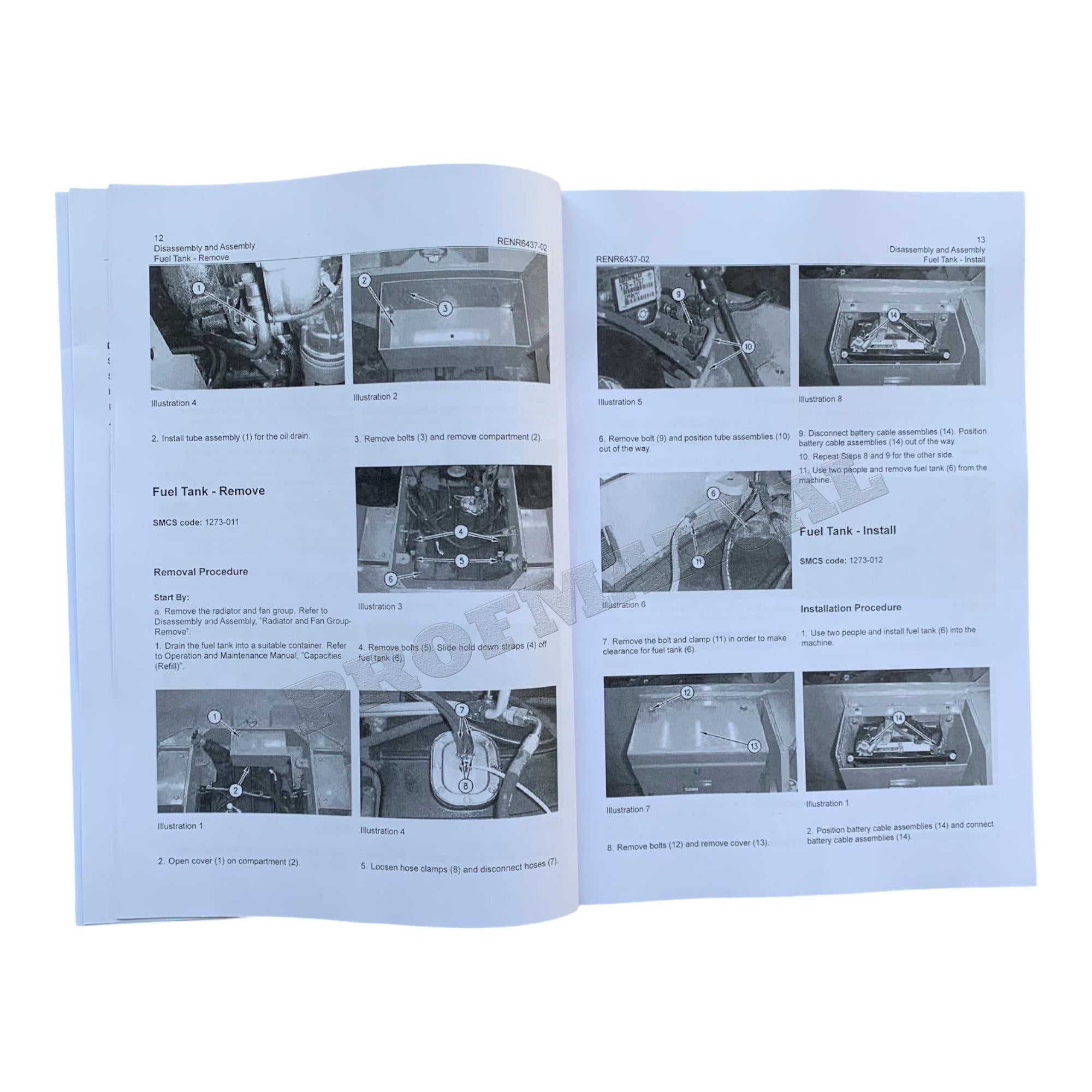 Manual de servicio del motor Caterpillar 3054E 3056E para cargadoras IT28G 924G 924GZ 928G