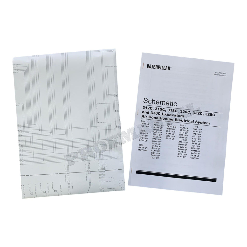 Manual de servicio completo de la excavadora Caterpillar 312C 312C L 28 libros RENR5500 *Enviar número de serie