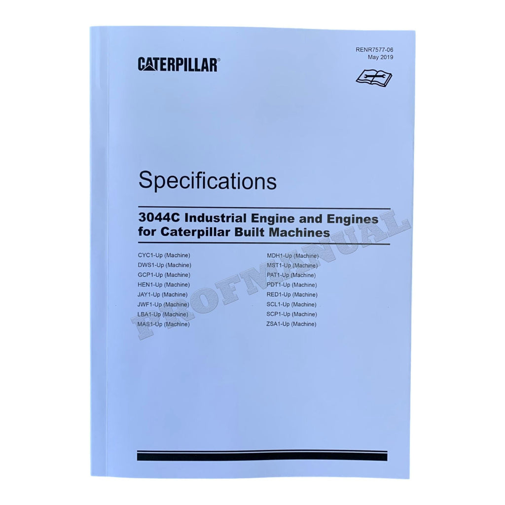 Manual de servicio completo del cargador Caterpillar 267B 277B 287B MDH1-UP *Enviar número de serie