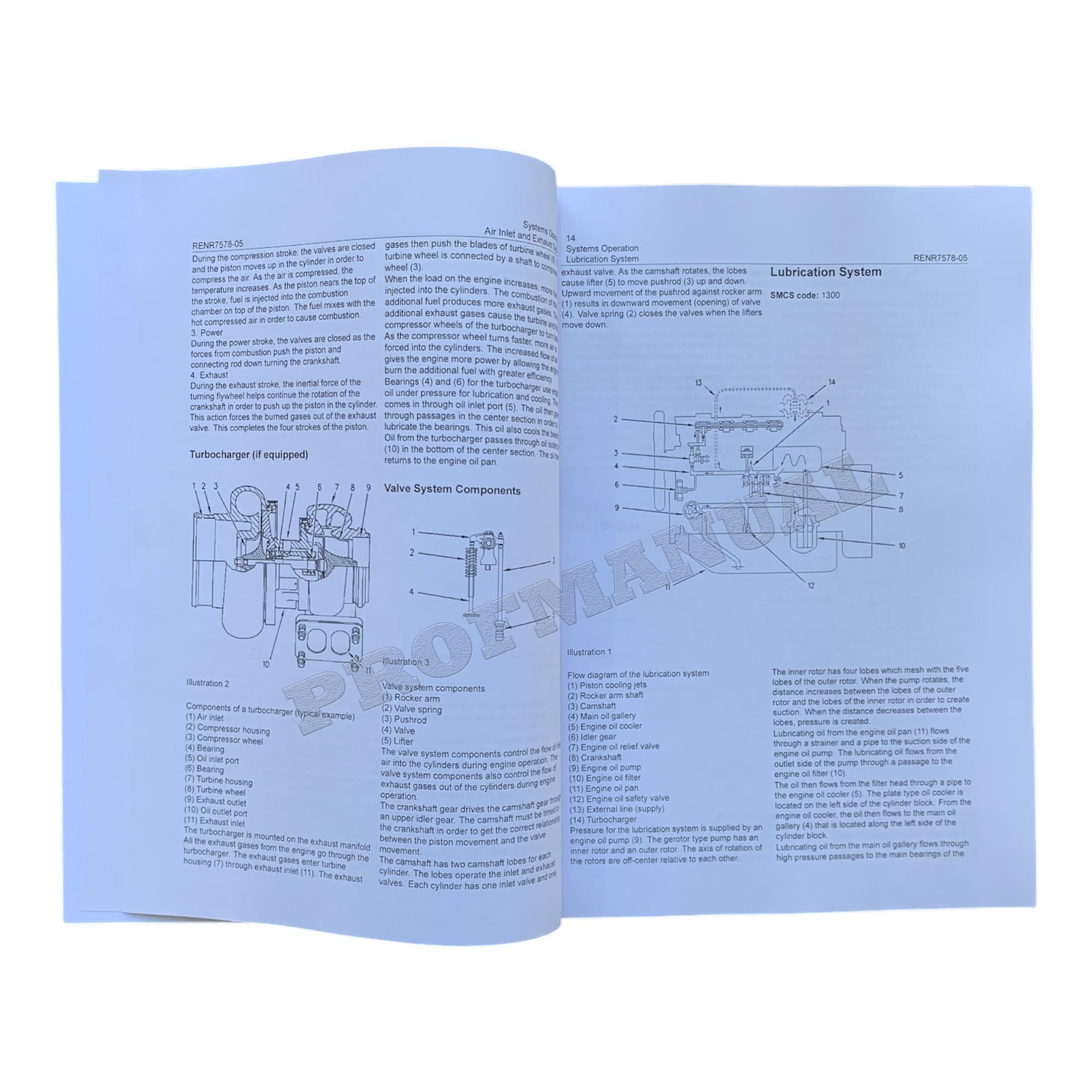 Caterpillar 267B 277B 287B Loader 3044C Engine Test Adjust Assembly 4 books *Send Ser Numb
