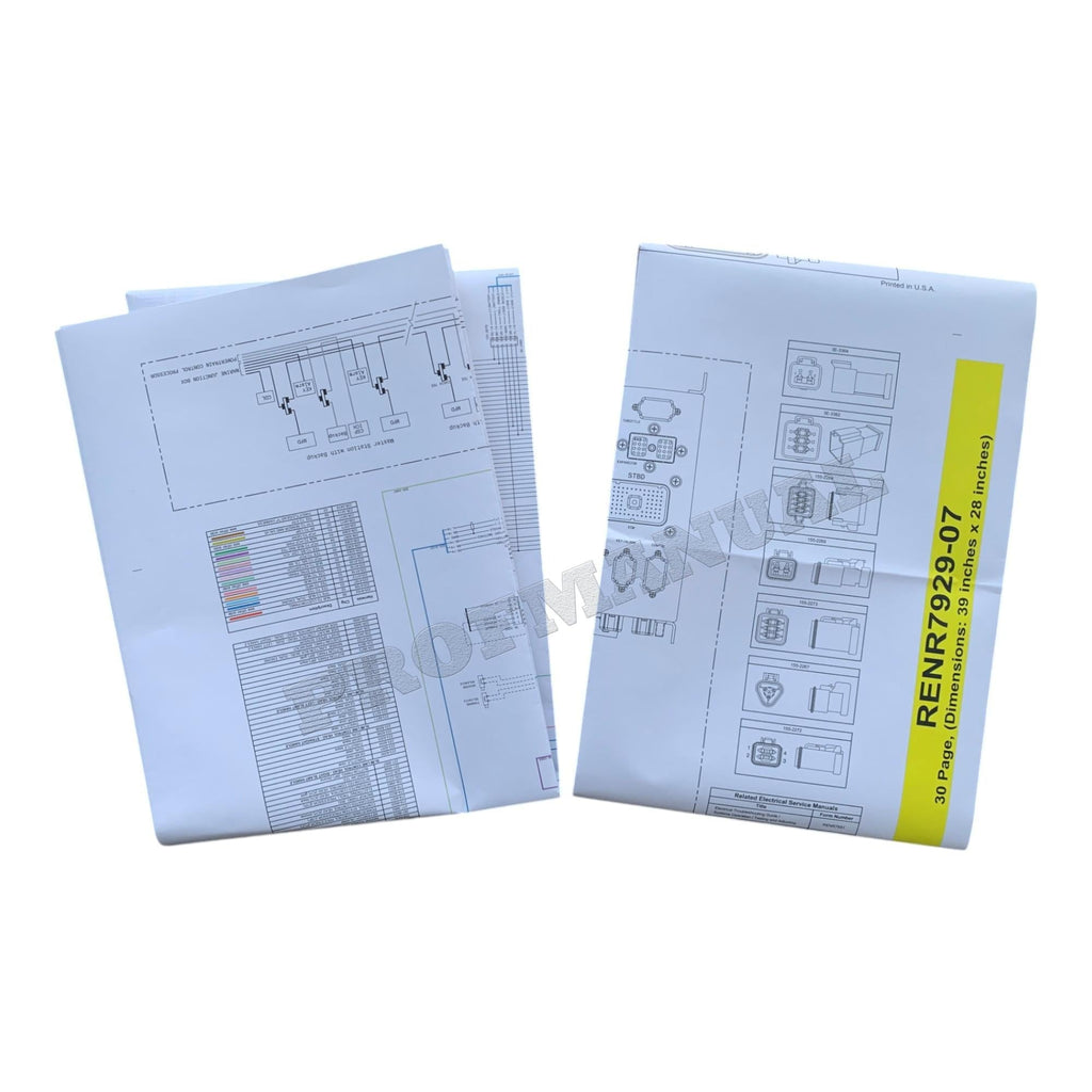 Manual de servicio completo del motor marino Caterpillar 3126B 16 libros *Enviar número de serie