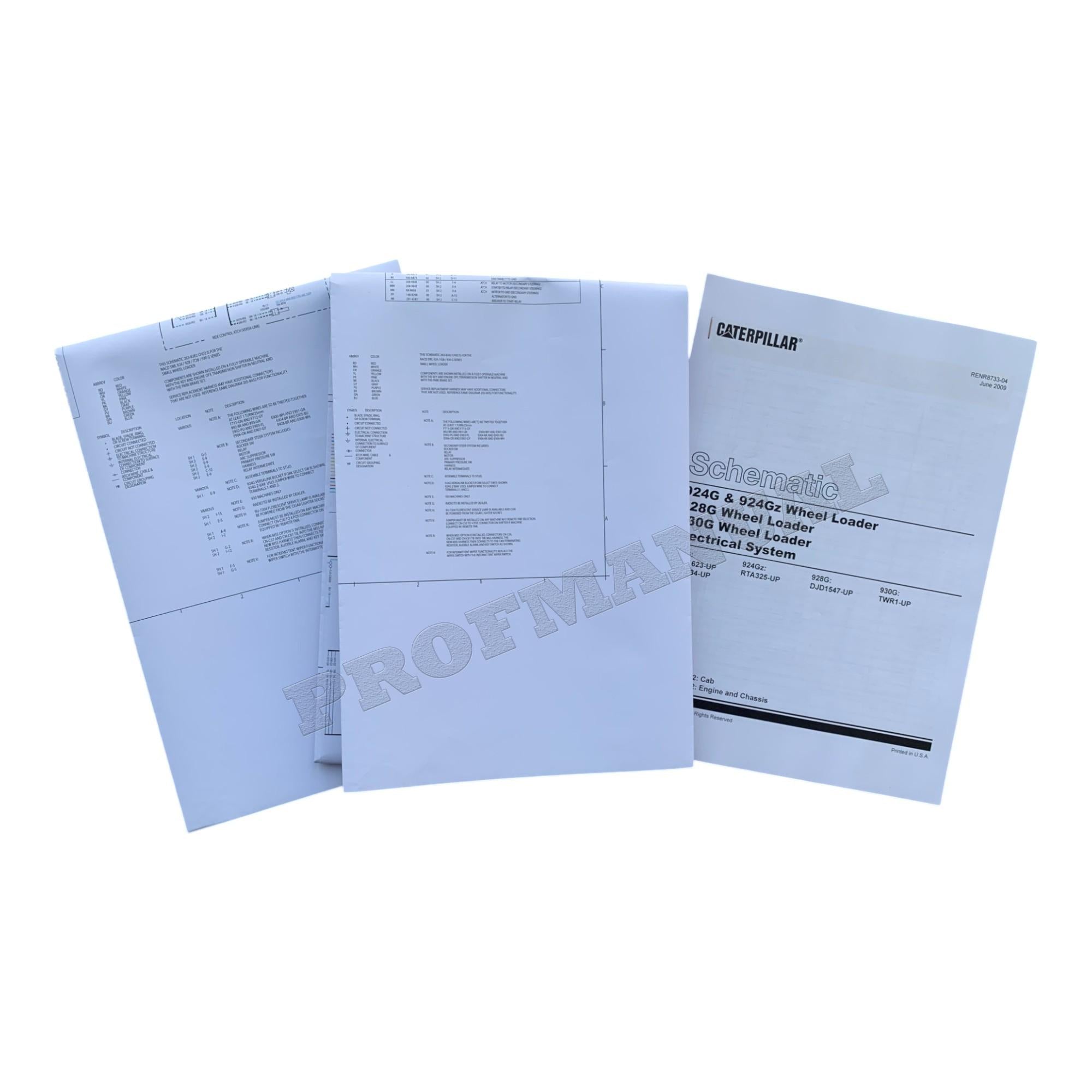 Manual de servicio del sistema eléctrico del cargador Caterpillar 928G y 930G RENR8733