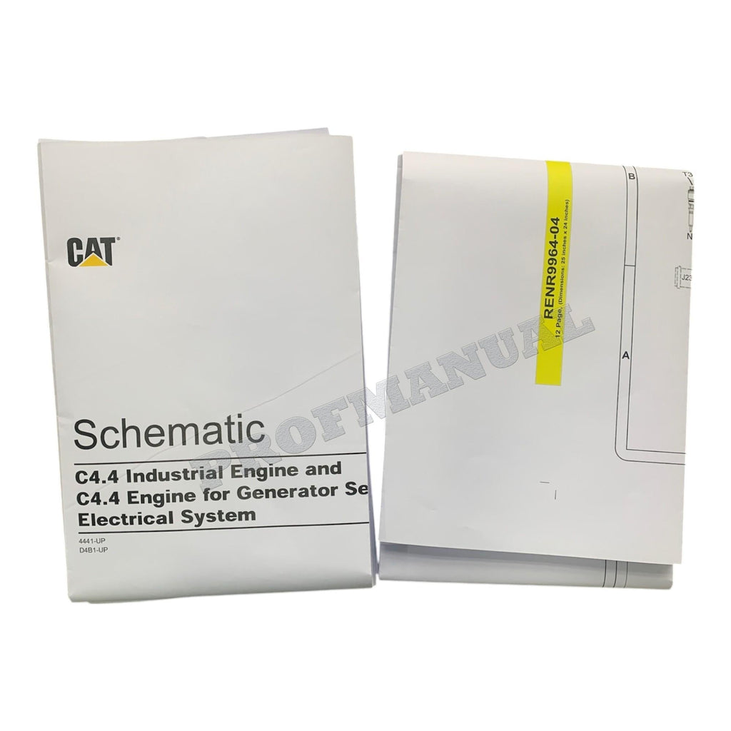 Caterpillar C4.4 Generator Set Full Service Manual *Send serial number