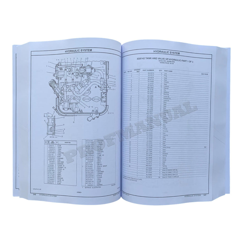 Caterpillar Cat 953 LGP Track Loader Parts Catalog Manual