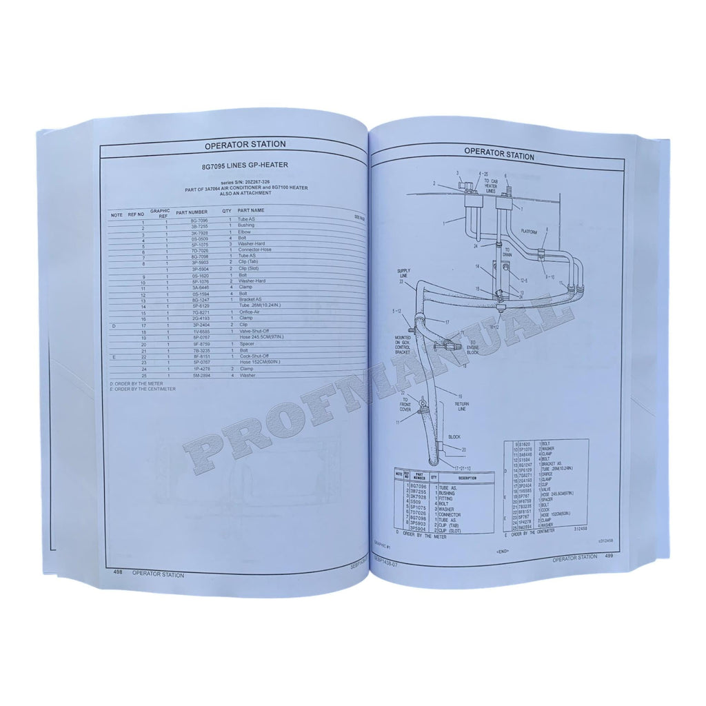 Caterpillar Cat 953 LGP Track Loader Parts Catalog Manual