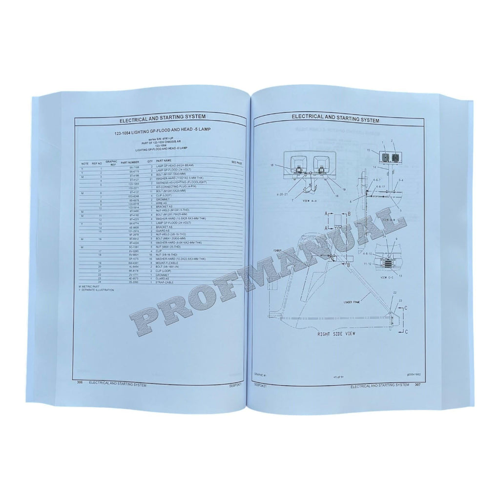 Caterpillar Cat 990 Series II Wheel Loader Parts Catalog Manual SEBP2431