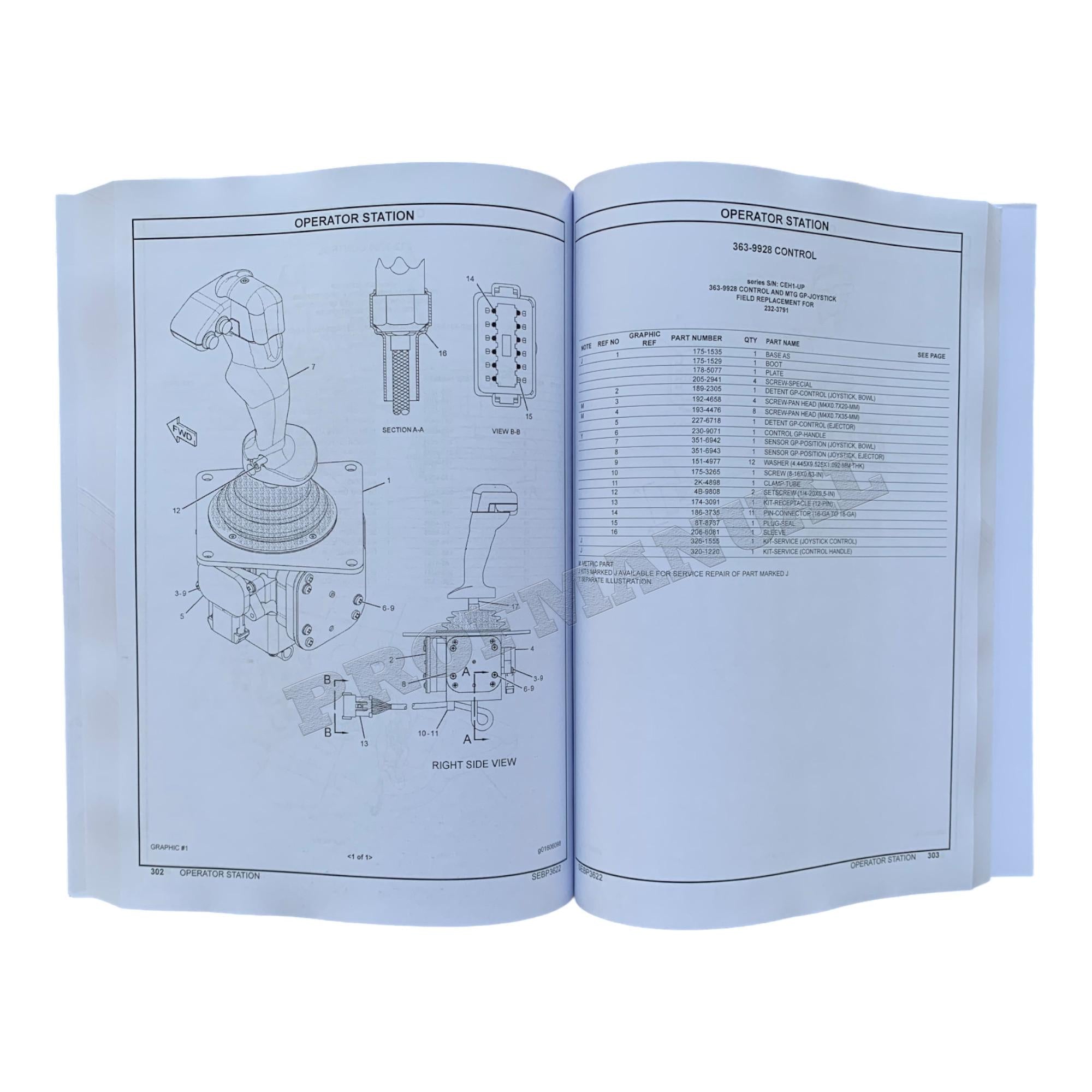 Caterpillar Cat 637G Wheel Tractor Parts Catalog Manual SEBP3622