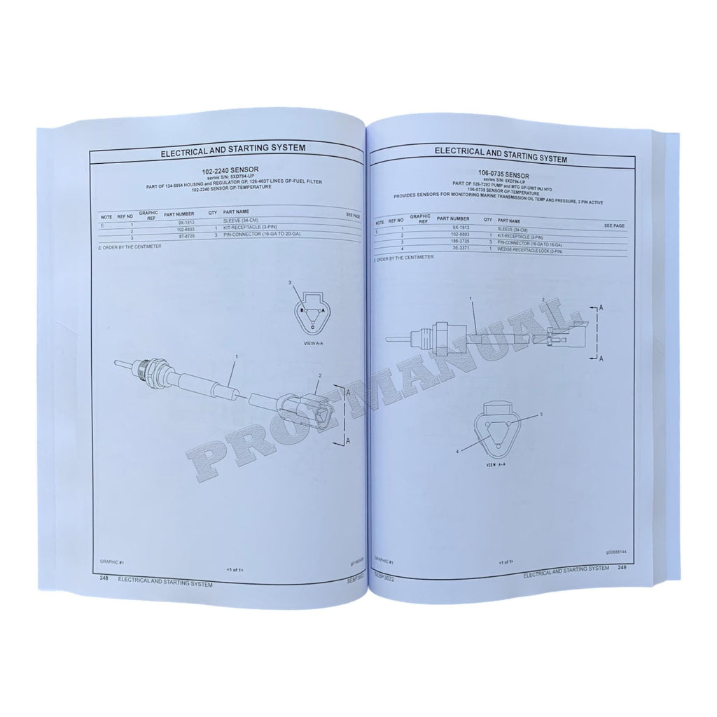 Caterpillar Cat 637G Wheel Tractor Parts Catalog Manual SEBP3622