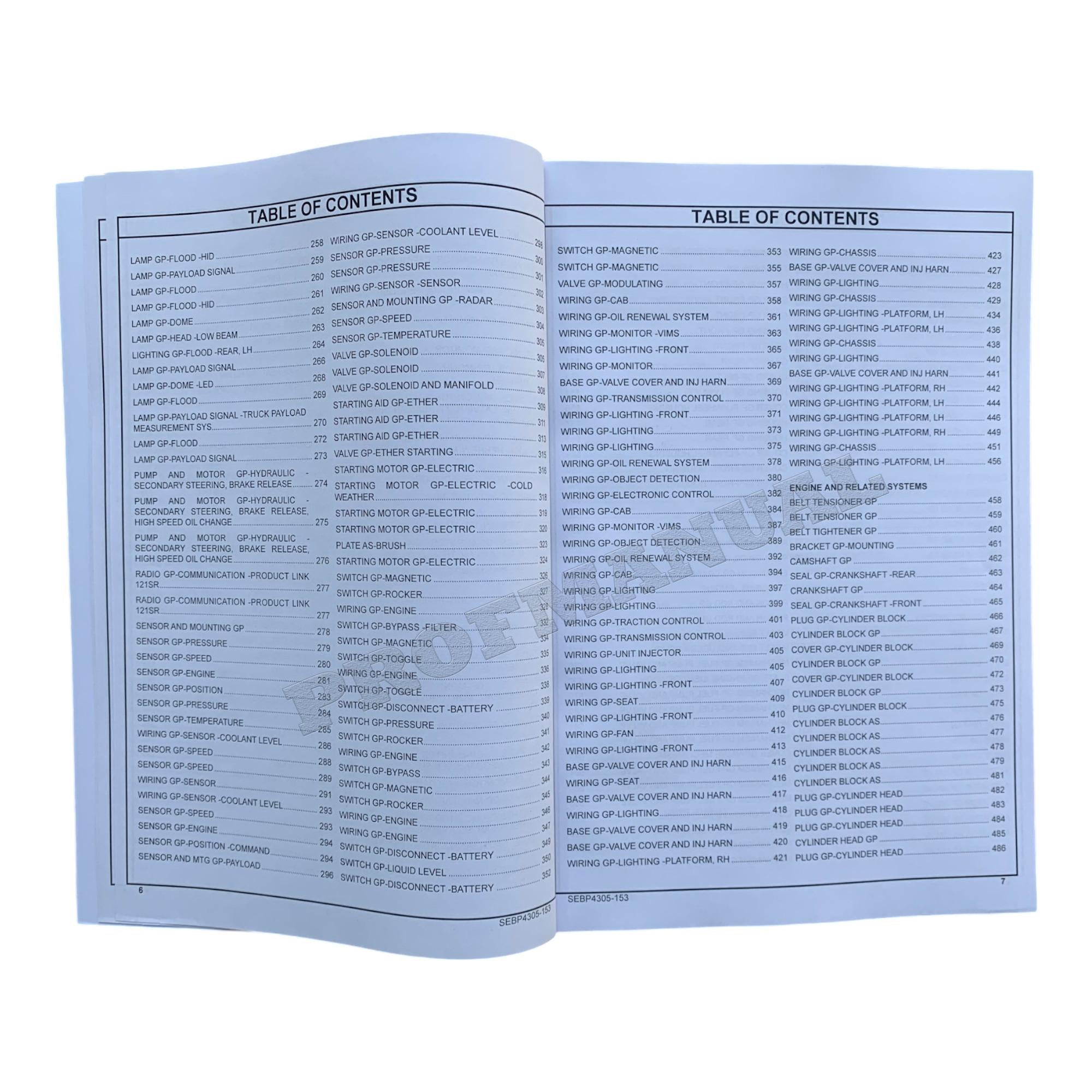 Caterpillar Cat 777F Off Highway Truck Parts Catalog Manual