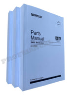 Caterpillar Cat 345C Excavator Parts Catalog Manual