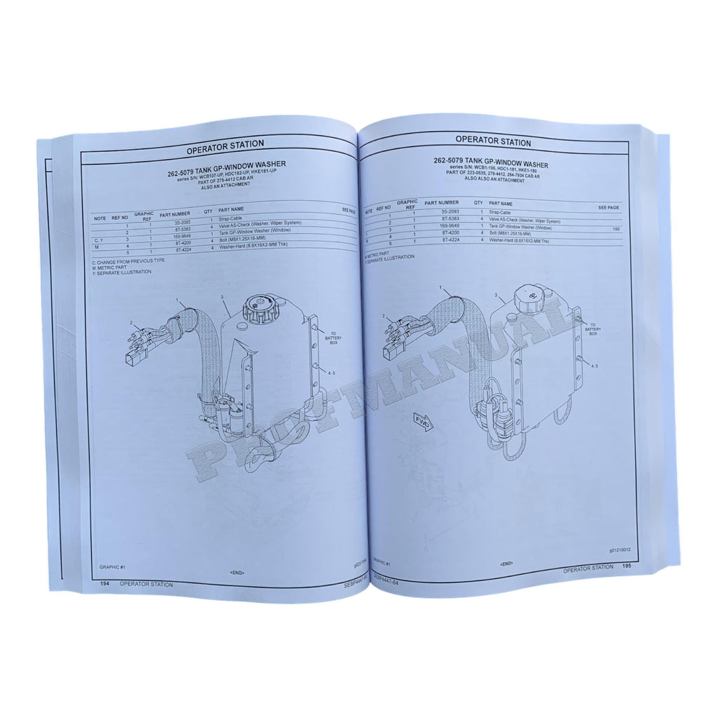 Caterpillar Cat D6R Series 3 Tractor XL PAT XW PAT LGP PAT Parts Catalog Manual