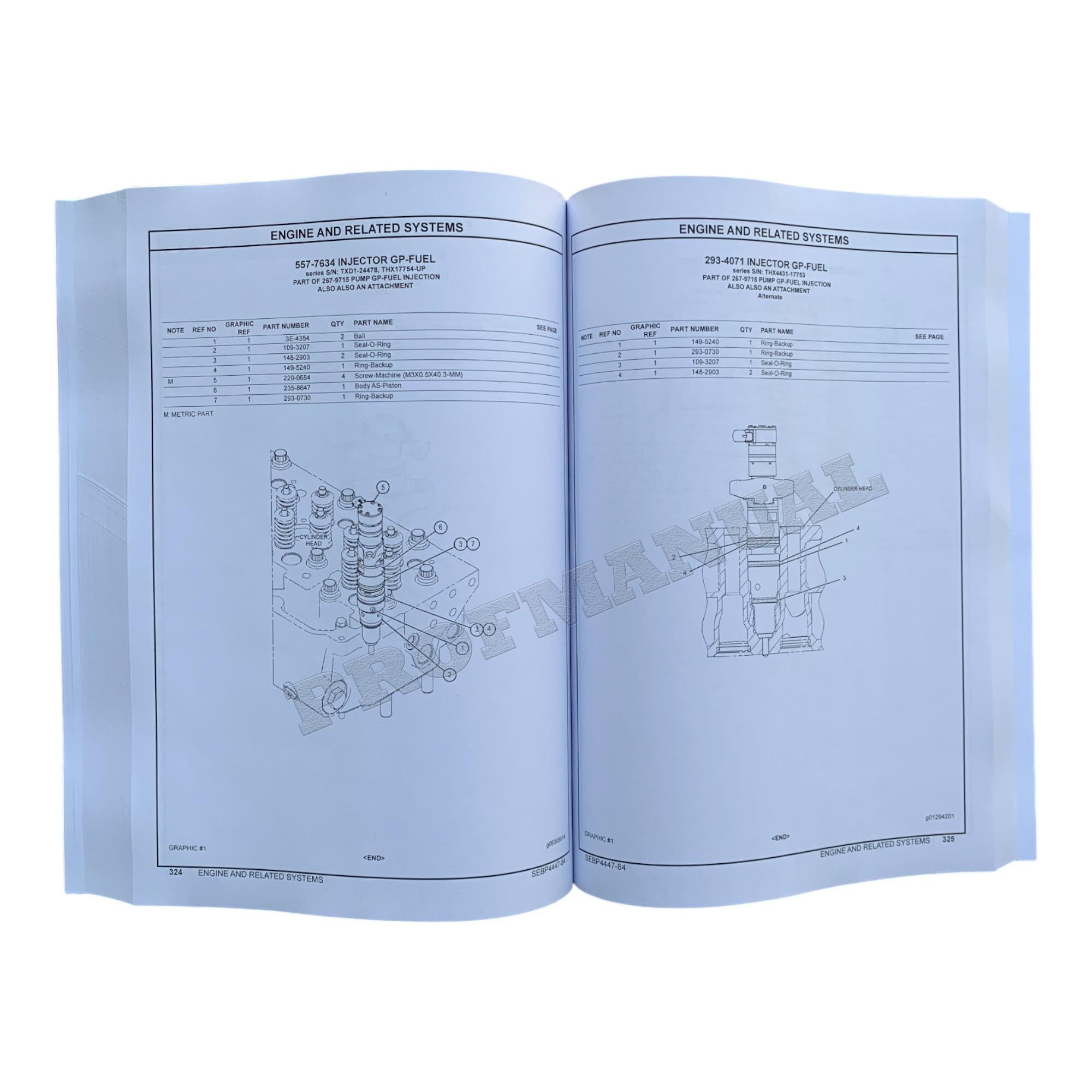 Caterpillar Cat D6R Series 3 Tractor XL PAT XW PAT LGP PAT Parts Catalog Manual