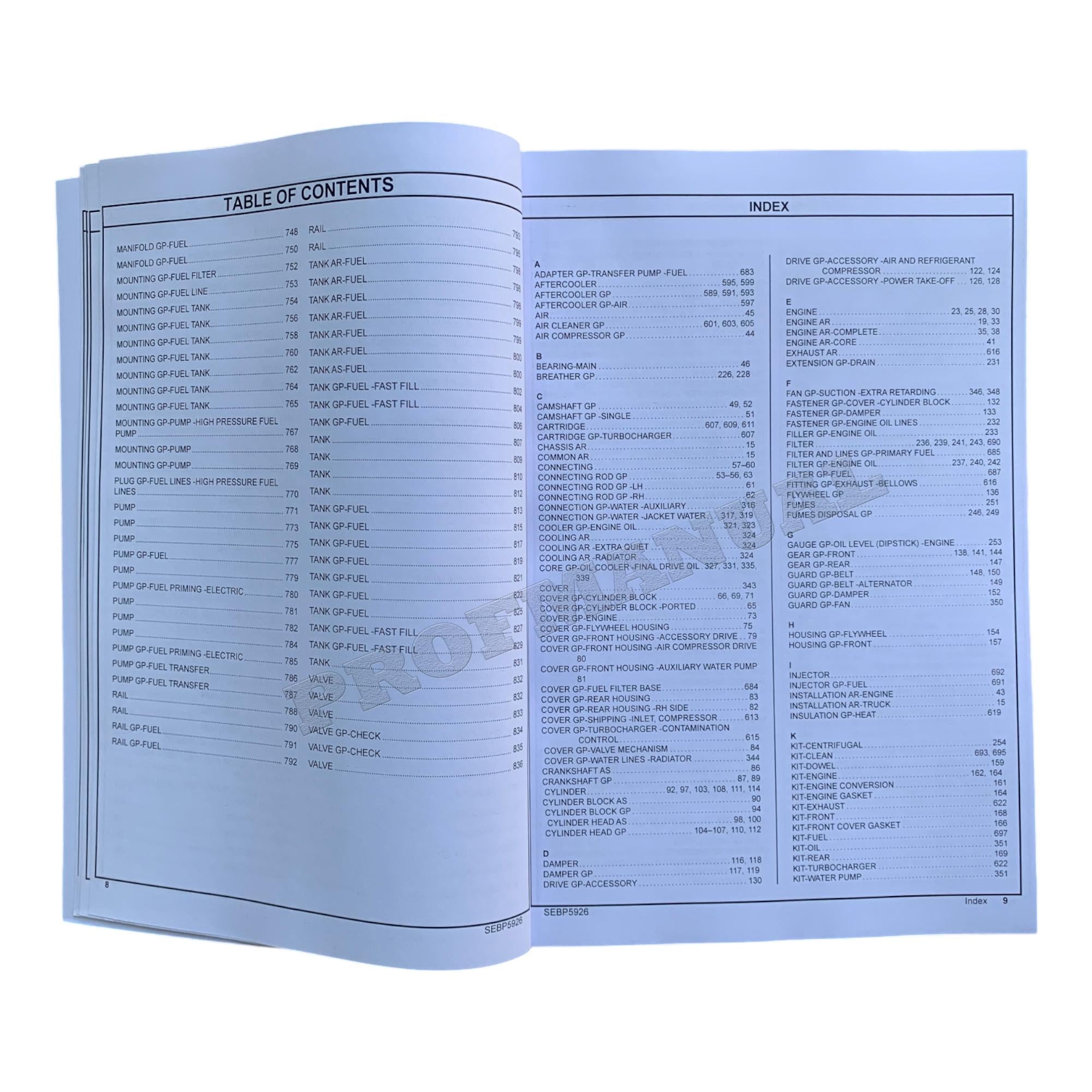Caterpillar Cat 797F XQ Off Highway Truck Parts Catalog Manual