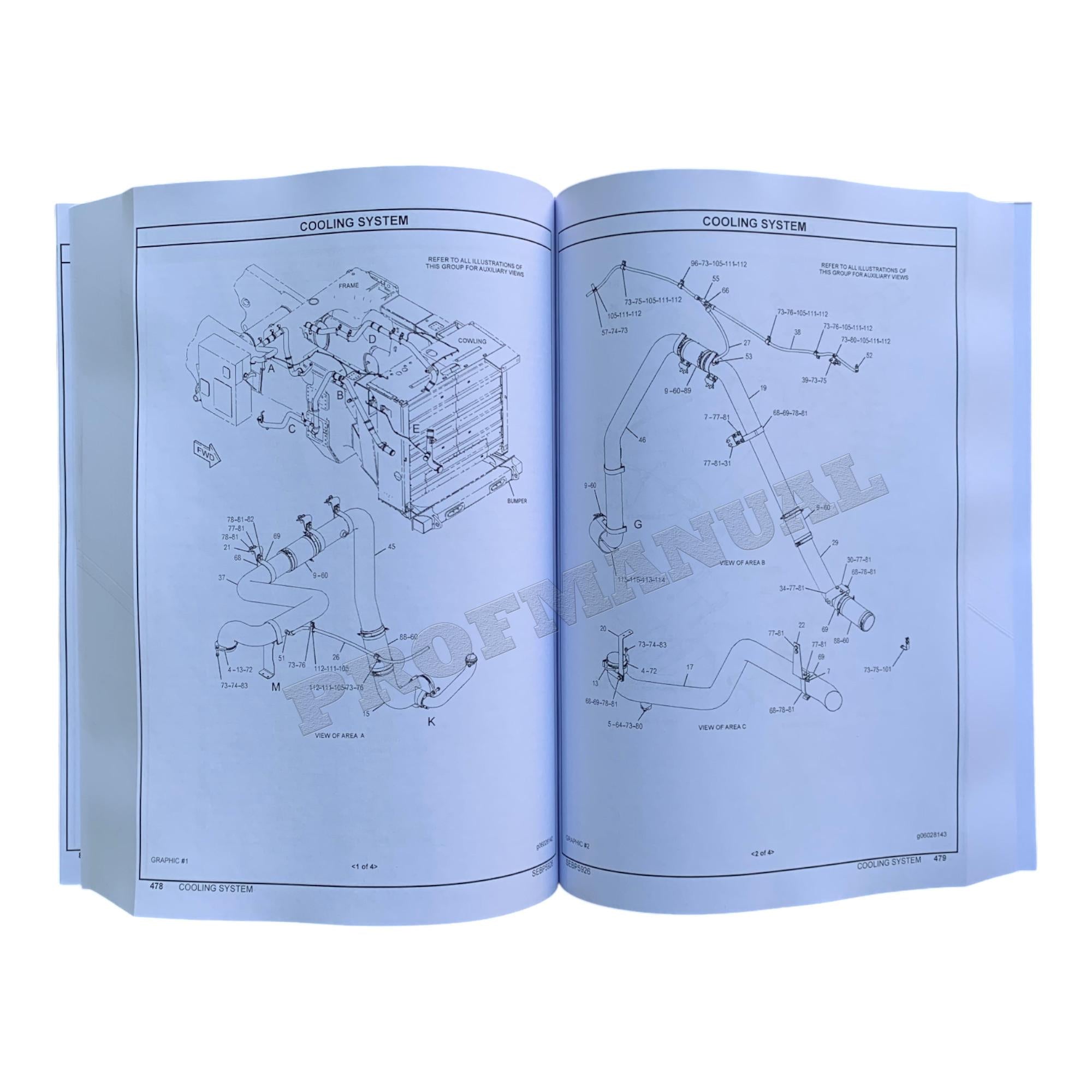 Caterpillar Cat 797F XQ Off Highway Truck Parts Catalog Manual