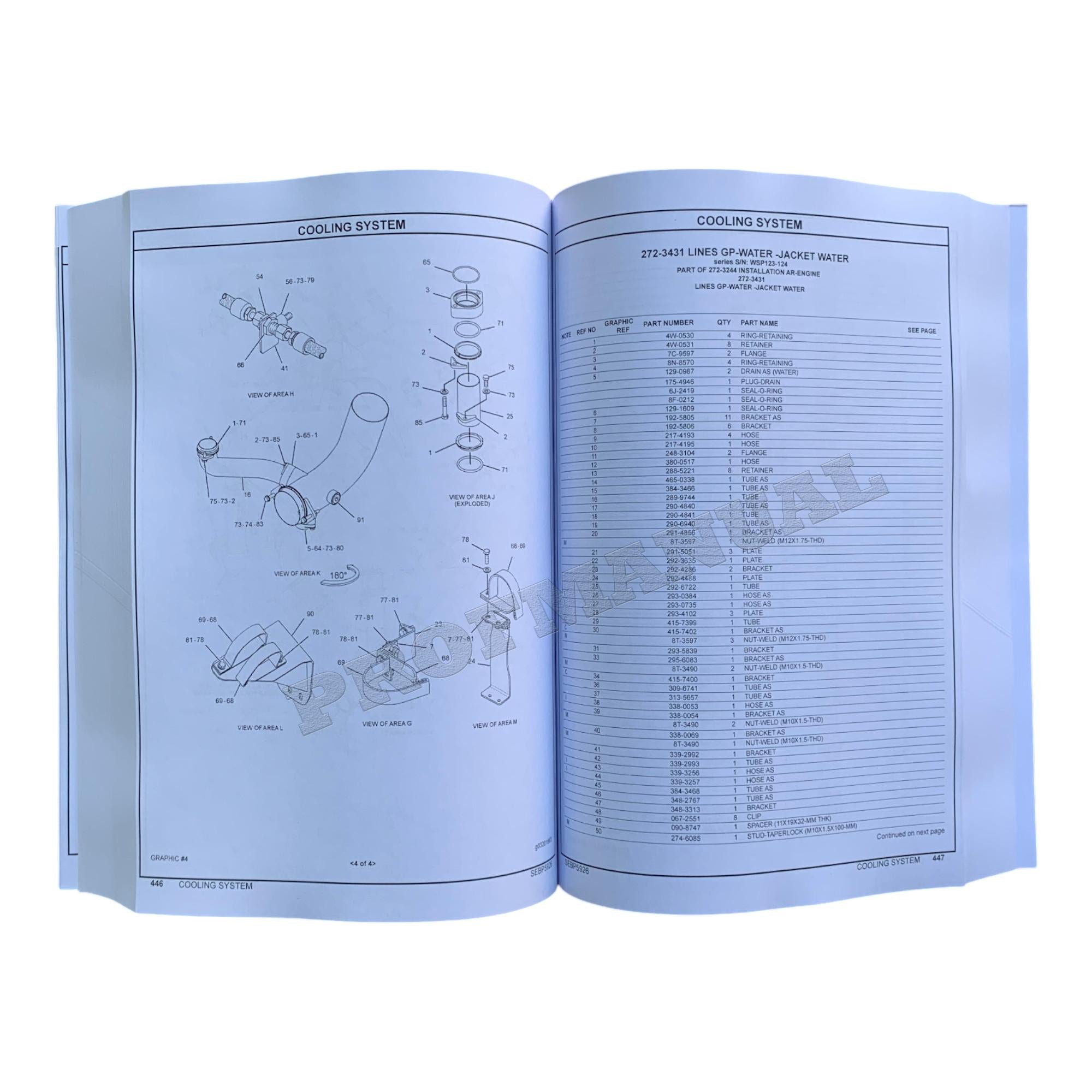 Caterpillar Cat 797F XQ Off Highway Truck Parts Catalog Manual