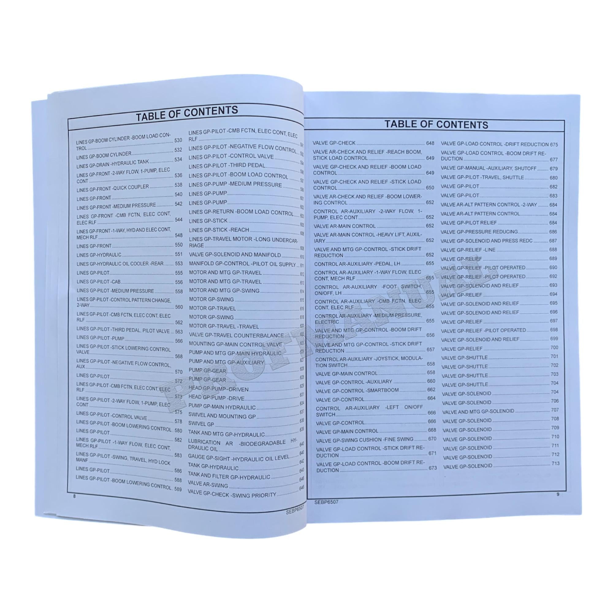 Caterpillar Cat 320E L Excavator Parts Catalog Manual TEX1-Up C8N1-UP REE1-Up