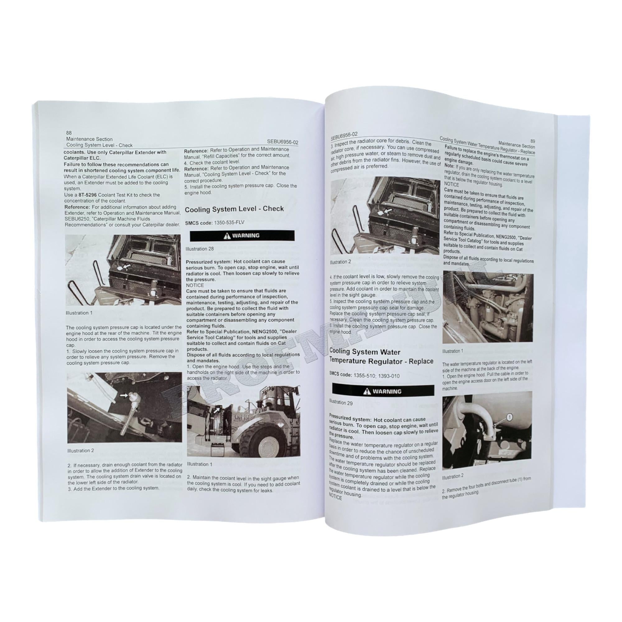 Manual del operador del tractor de ruedas Caterpillar 824G, compactador de suelos 825G y compactador de vertederos 826G