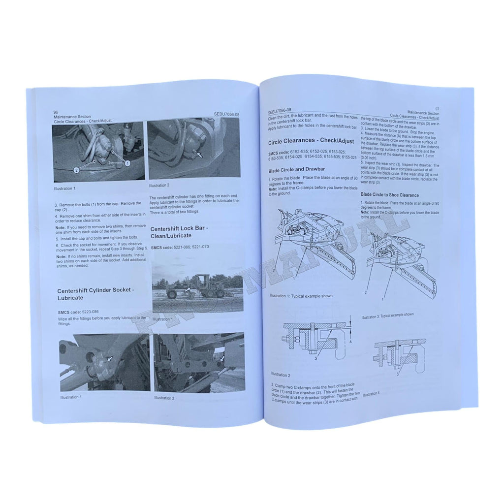 Manual de mantenimiento del operador de motoniveladoras Caterpillar 140H y 160H SEBU7056