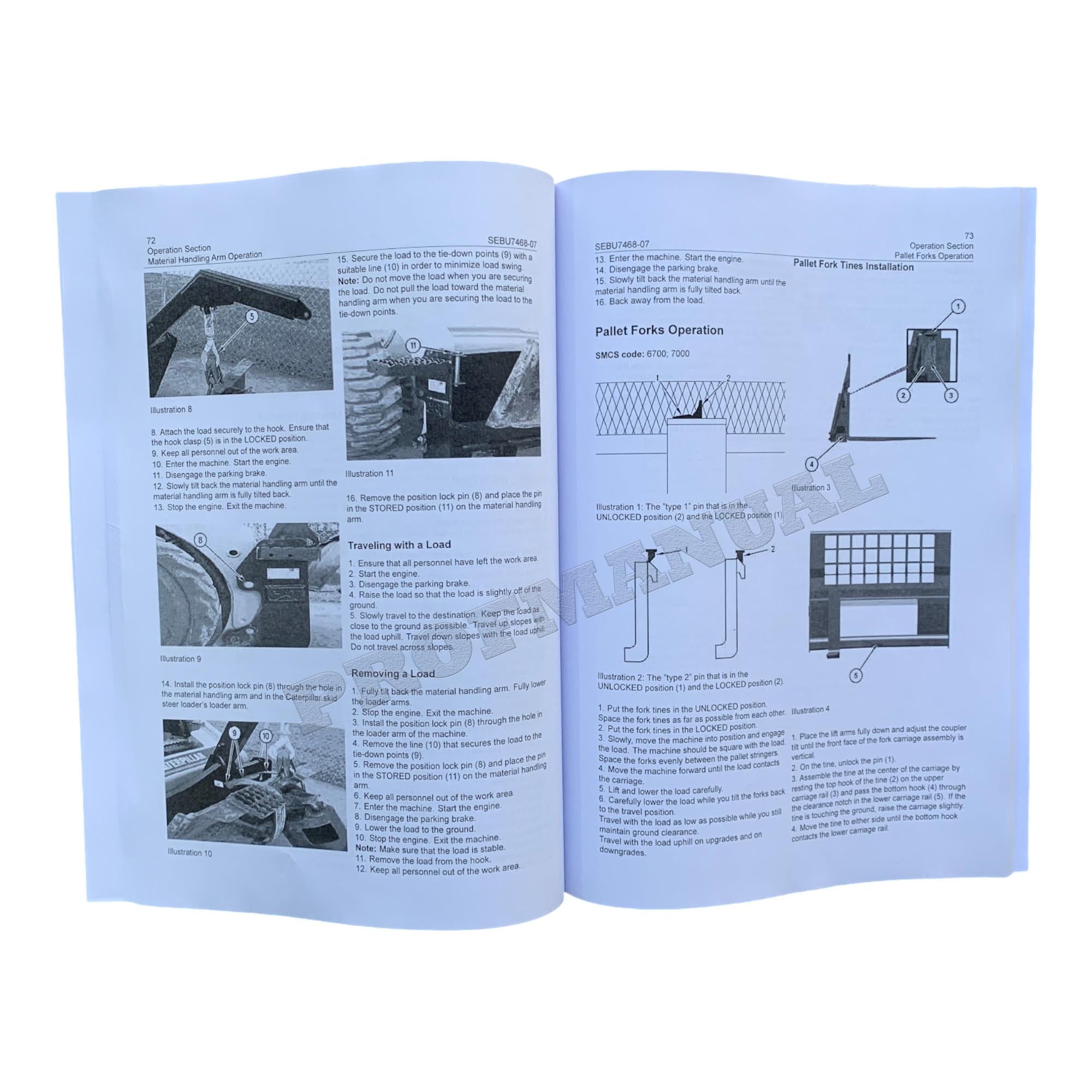 Manual de mantenimiento del operador de minicargadoras Caterpillar 216, 226, 228, 232 y 236