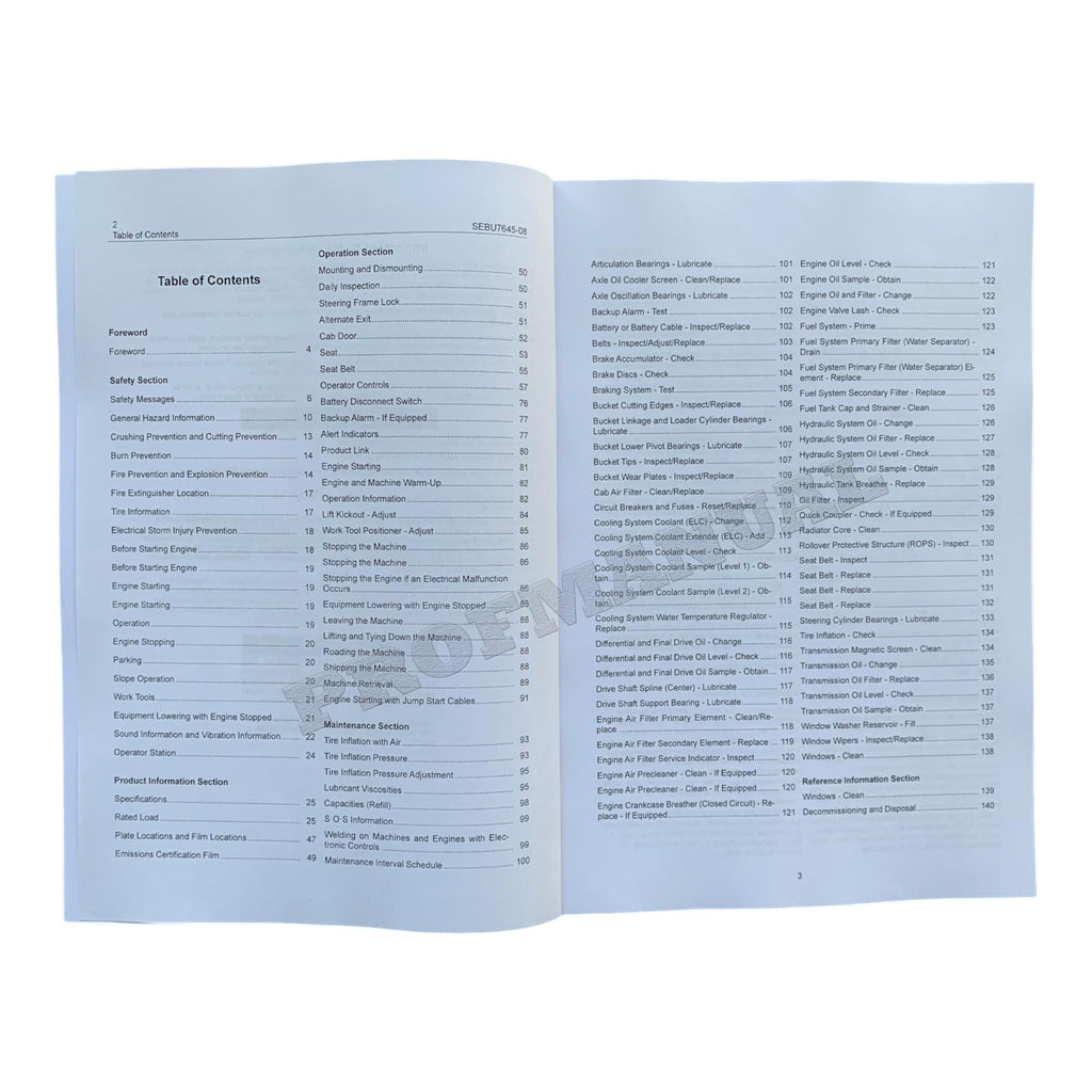 Caterpillar 924G 924GZ 928G 930G Wheel loader Operators Manual