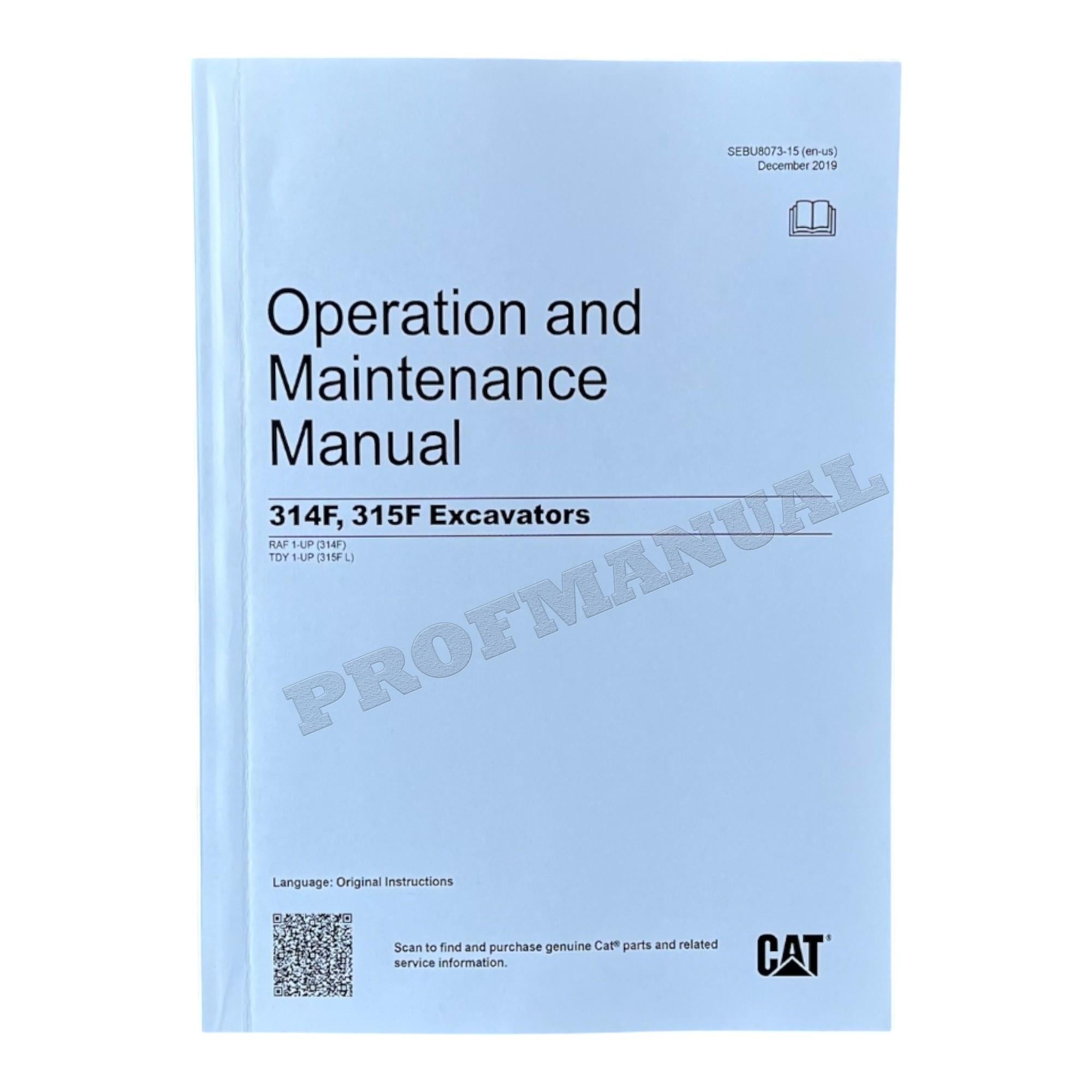 Caterpillar 315 315 L Excavator Full Service Manual *Send serial number