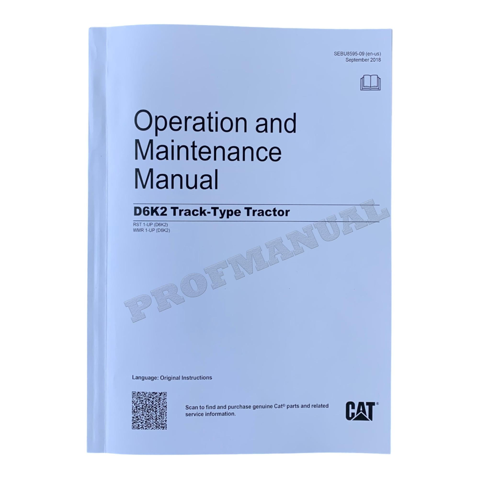 Manual de servicio completo del tractor de cadenas Caterpillar D6K2 17 libros *Enviar número de serie