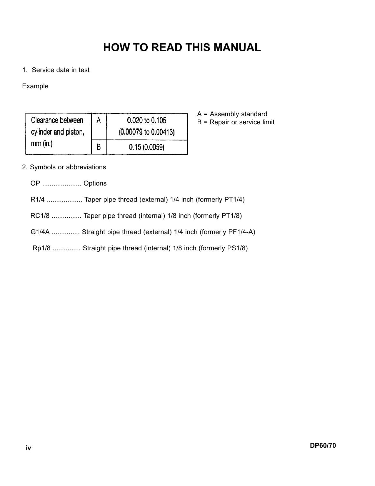 Manual de servicio del mástil del chasis de la carretilla elevadora Caterpillar DP60 DP70