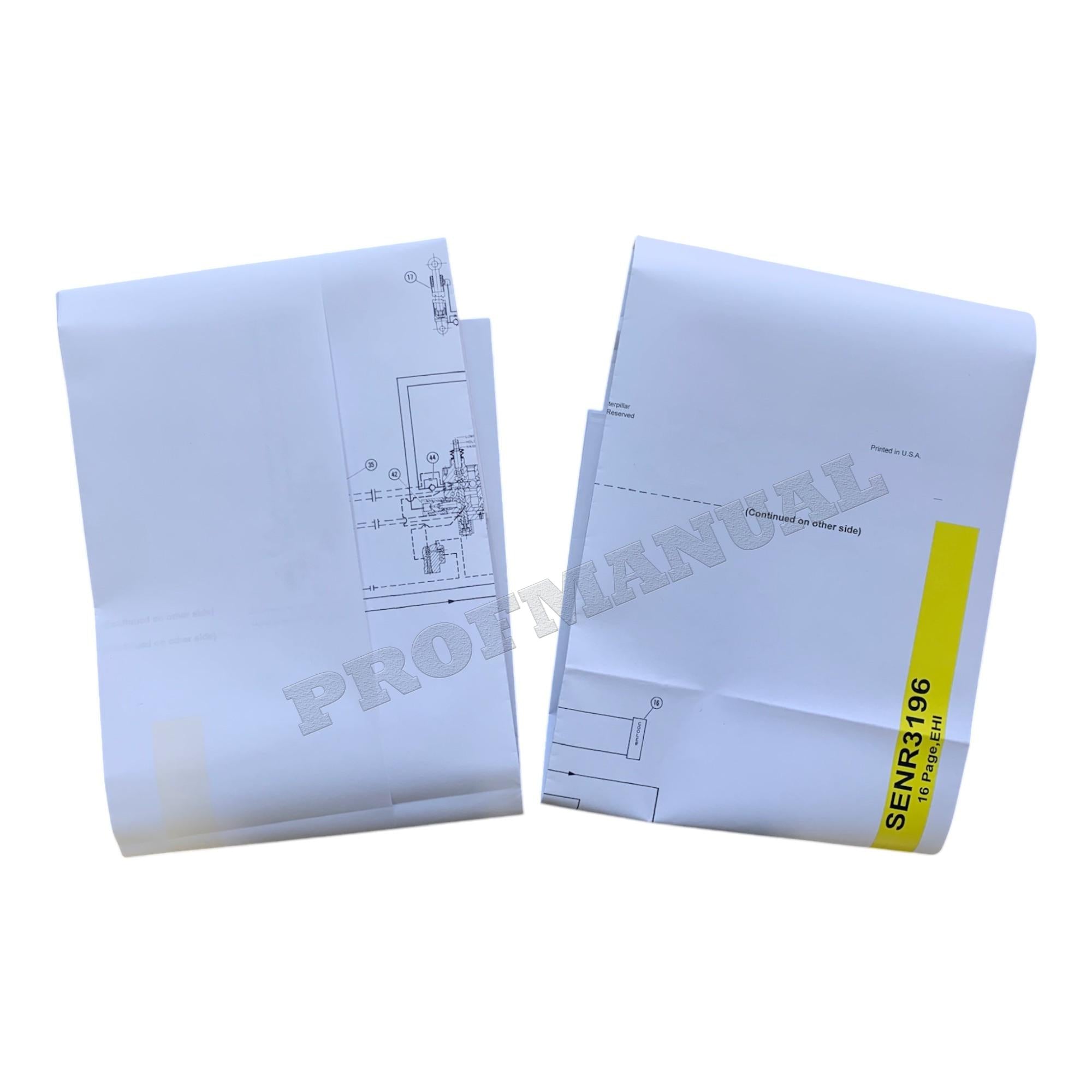 Caterpillar 416 Backhoe Loader Hydraulic System Schematic Service Manual