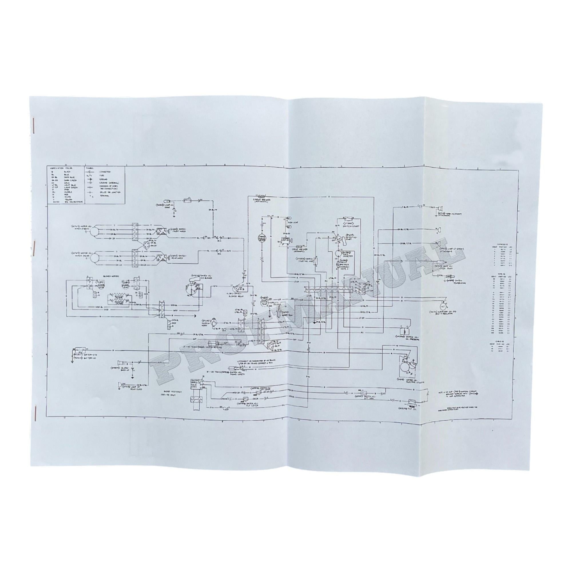 Manual de servicio del esquema eléctrico del cargador del tractor Caterpillar CAT D4B 935B