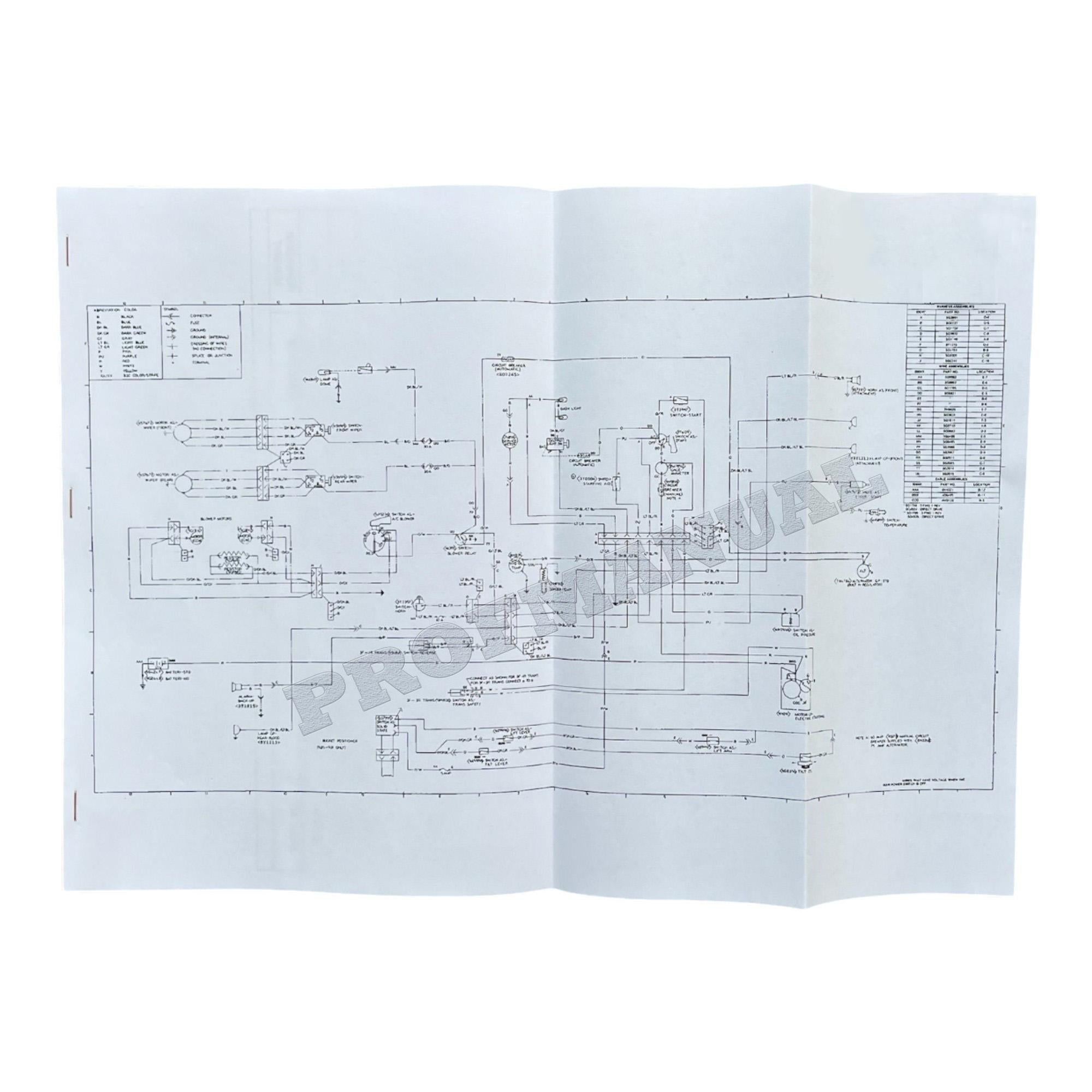 Manual de servicio del esquema eléctrico de la cargadora de cadenas Caterpillar CAT 931C 935C