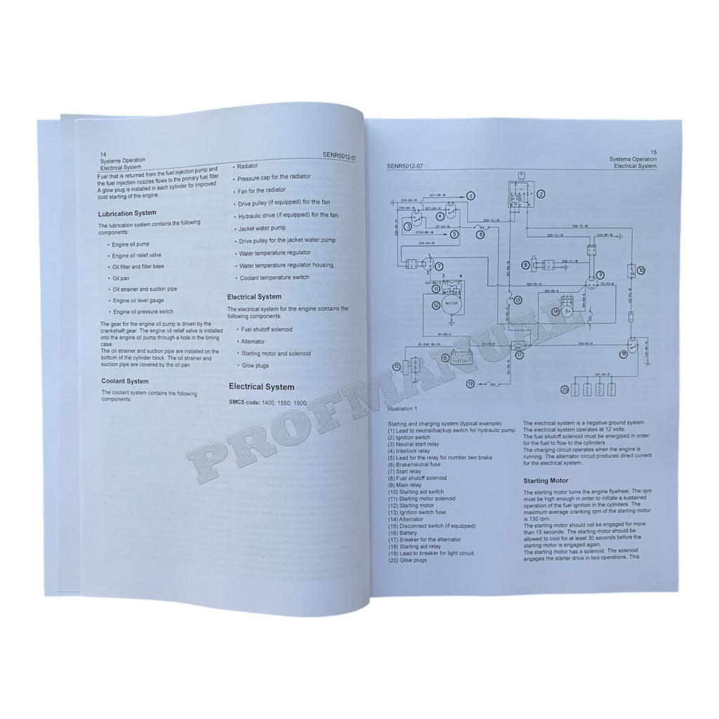 Manual de servicio del motor Caterpillar 3034 para minicargadoras 236, 246, 248, 252 y 262 *Enviar número de serie
