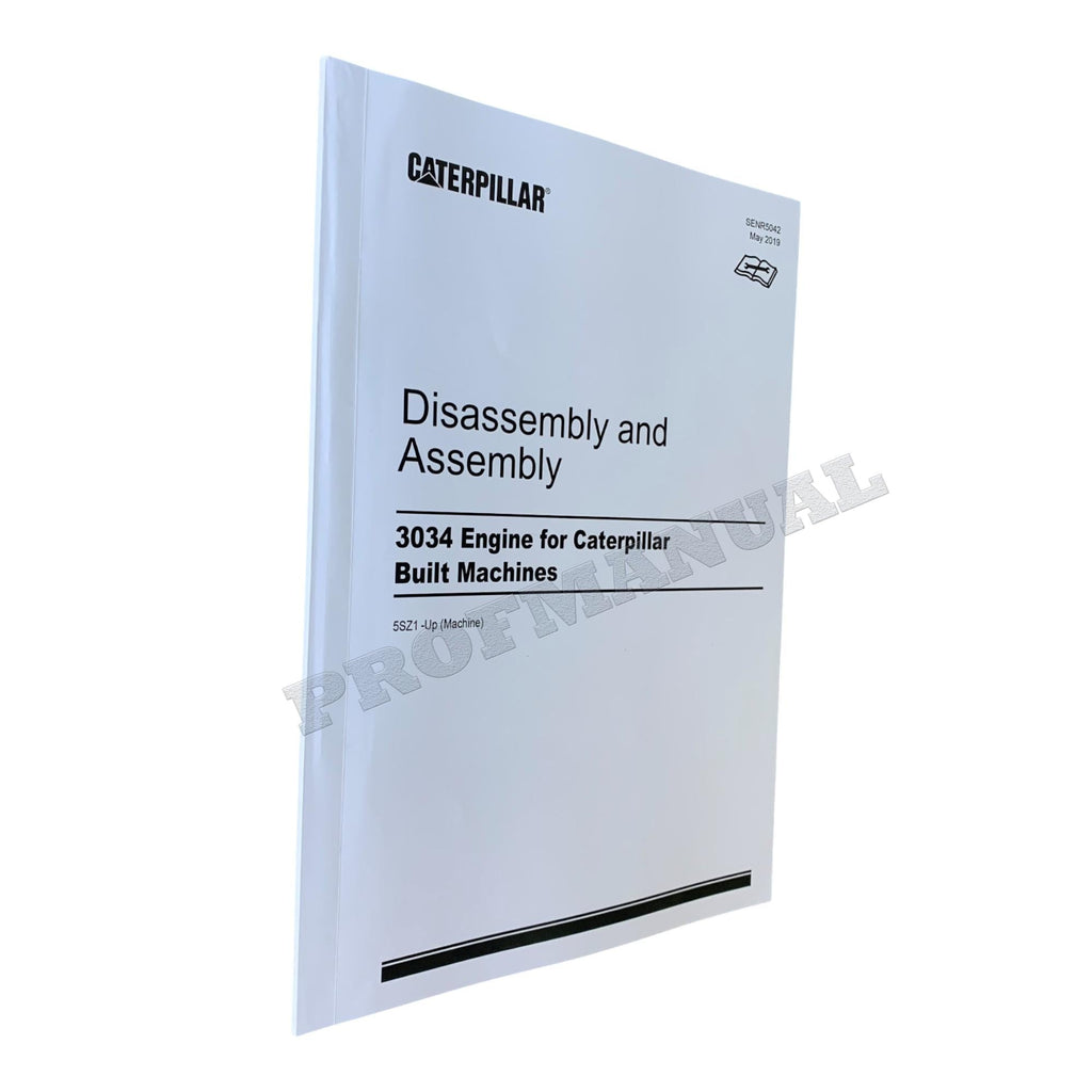 Manual de servicio del motor Caterpillar 3034 para minicargadoras 236, 246, 248, 252 y 262 *Enviar número de serie