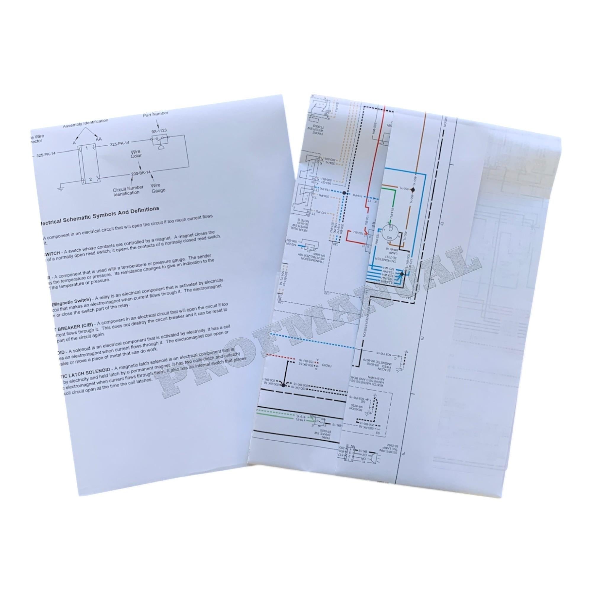 Caterpillar 416 426 428 CAB Loader Electric Schematic Service Manual