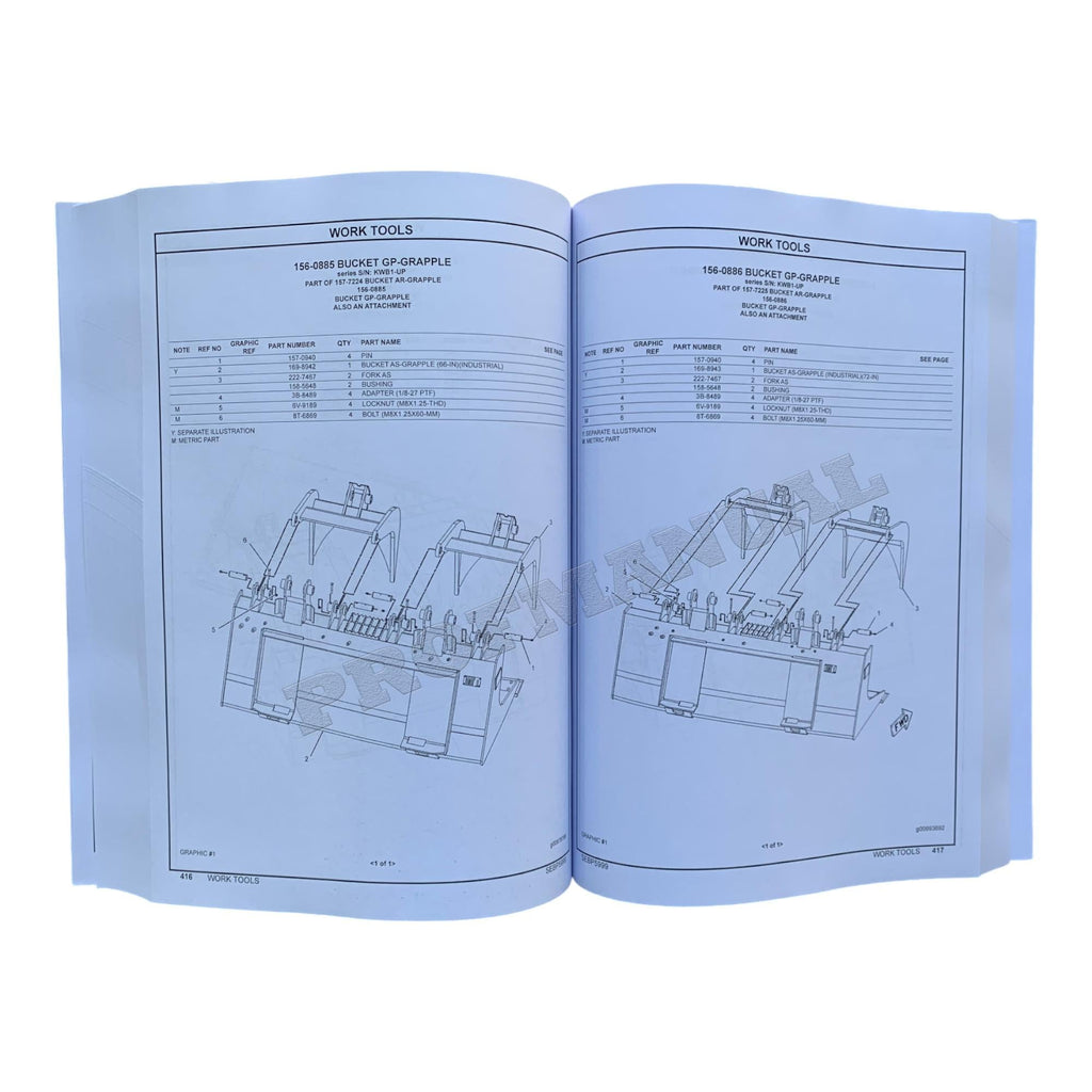 Caterpillar Cat 279C2 Compact Track Loader Parts Catalog Manual SEBP5999