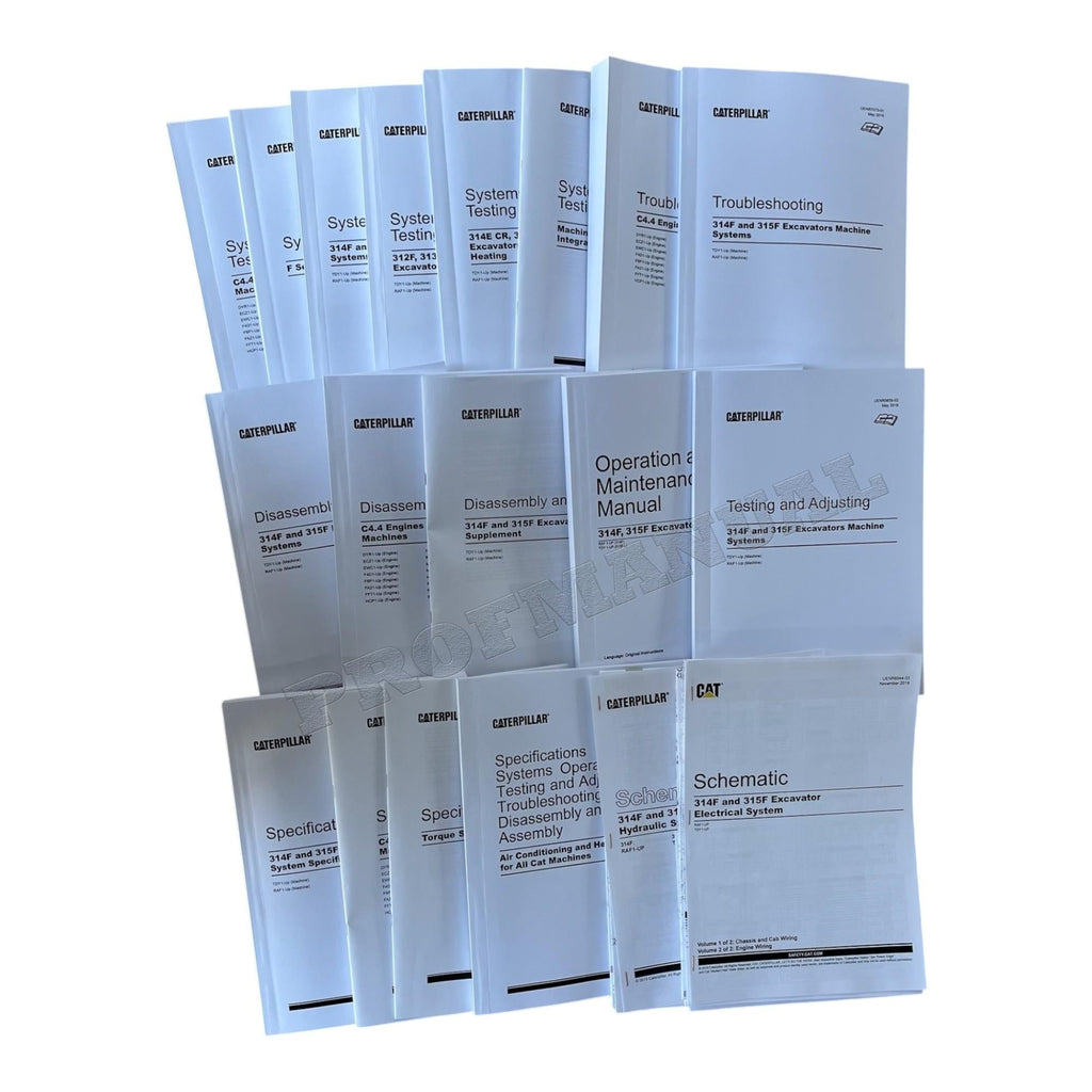 Manual de servicio completo de la excavadora Caterpillar 315 315 L *Enviar número de serie