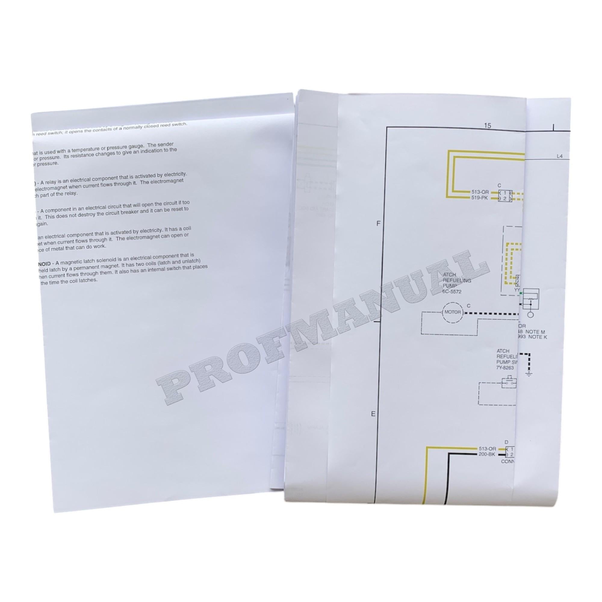 Caterpillar 330 330L Excavator Electrical Schematic Service Manual