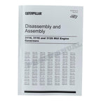 Caterpillar 3114 3116 3126 MUI Engine Disassembly Assembly Service Manual