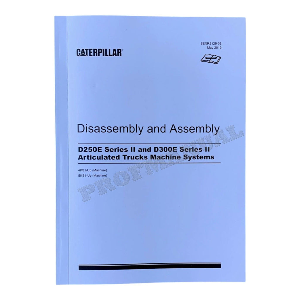 Caterpillar D250E D300E 2 Dump TRUCK Machine SYSTEM Disass Assem Service Manual