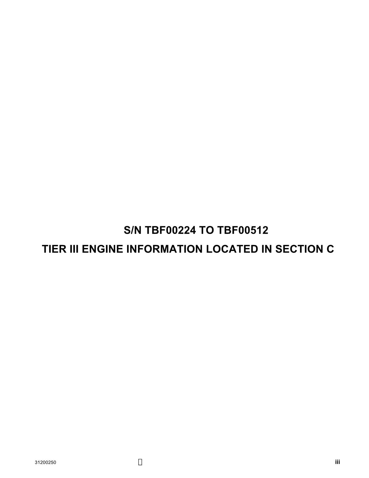 Catálogo de piezas del manipulador telescópico Caterpillar TH220B Manual SN TBF00100 a TBF00512