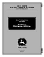 MANUAL TÉCNICO DE REPARACIÓN Y SERVICIO DEL JOHN DEERE XUV 850D GATOR TM1737