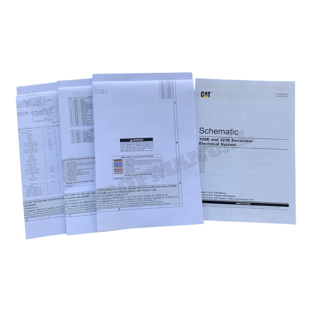 Caterpillar 320E 323E Hydraulic Excavator Full Service Manual