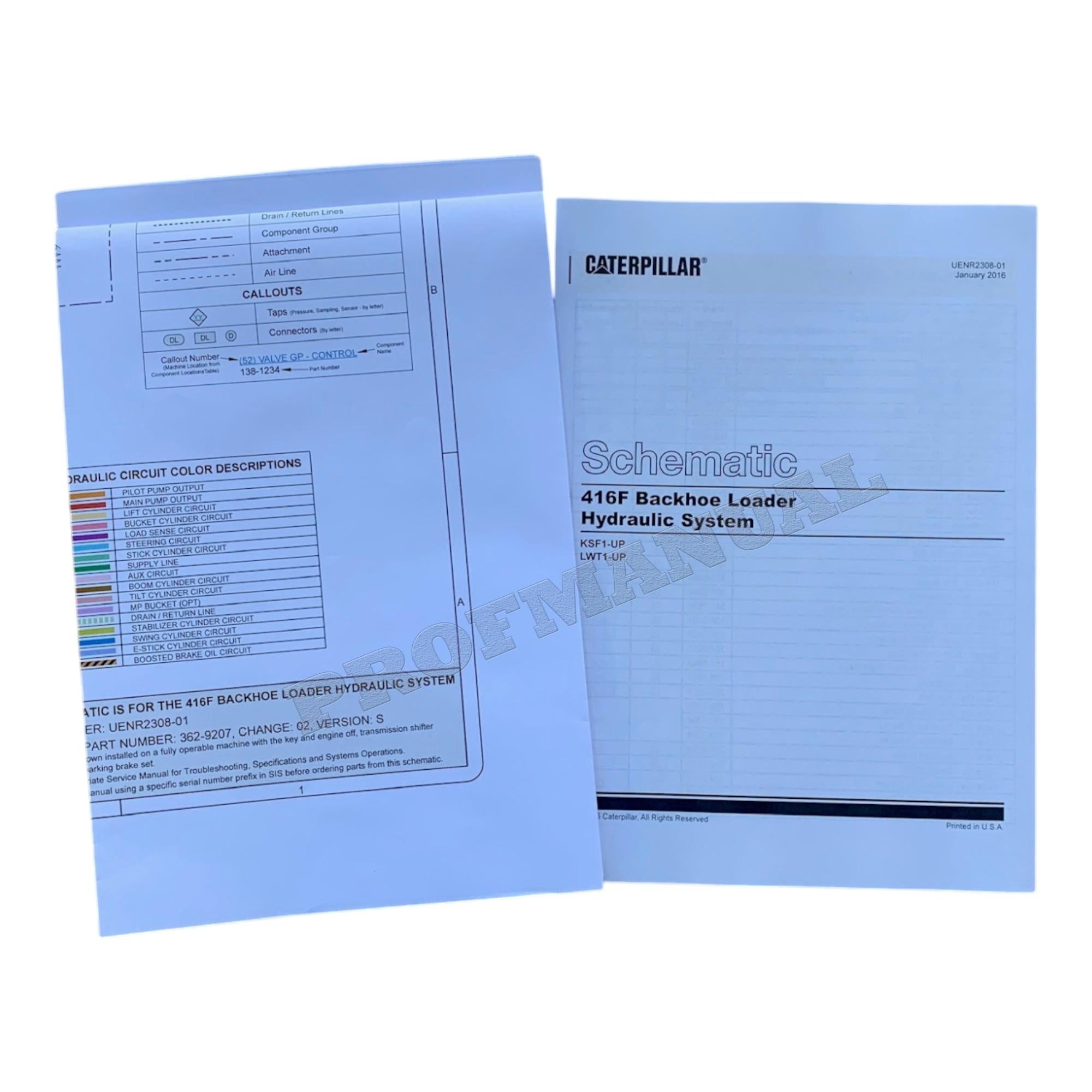 Caterpillar 416F 420F 420F Backhoe Loader Full Service Manual